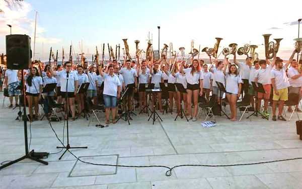 Az Ifjúsági Fúvószenekar hatalmas sikere Horvátországban