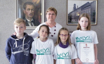 A Belvárosiból 5 csapatot hívtak meg a Bolyai matematika csapatverseny ünnepélyes eredményhirdetésére