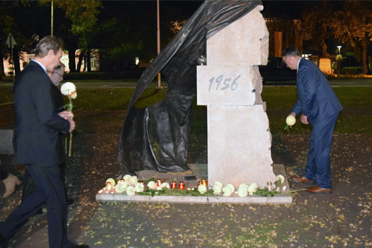 Megemlékezés az 1956-os forradalom leverésének a 62. évfordulója alkalmából