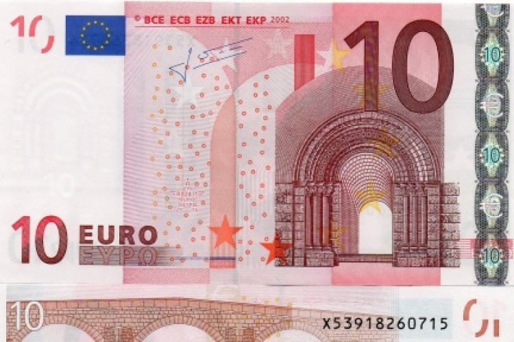 Kedden kerül forgalomba az új 10 eurós bankjegy