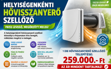 Friss levegő kompromisszumok nélkül – hővisszanyerős szellőző otthonába