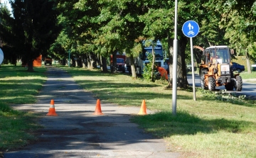 A Magyar Közútkezelő közreműködésével felújításra került a gunarasi kerékpárút