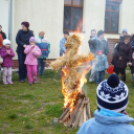 Kiszebáb égetés Kaposszekcsőn