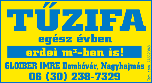 Tűzifa - Gloiber Imre