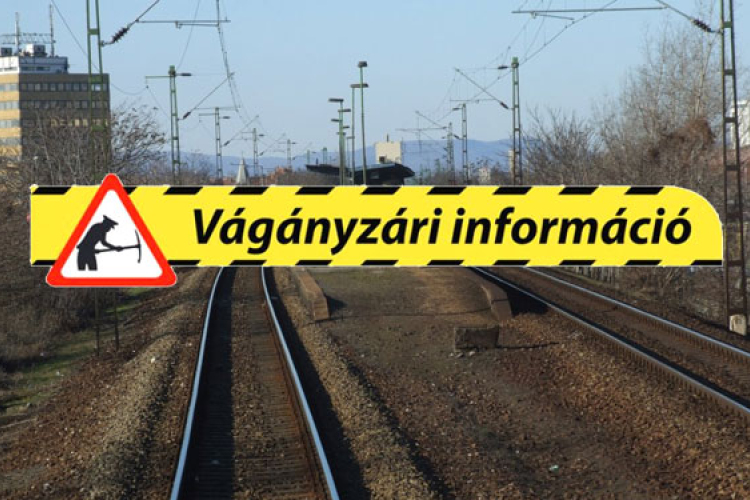 Pályakarbantartás miatt változik néhány vonat menetrendje