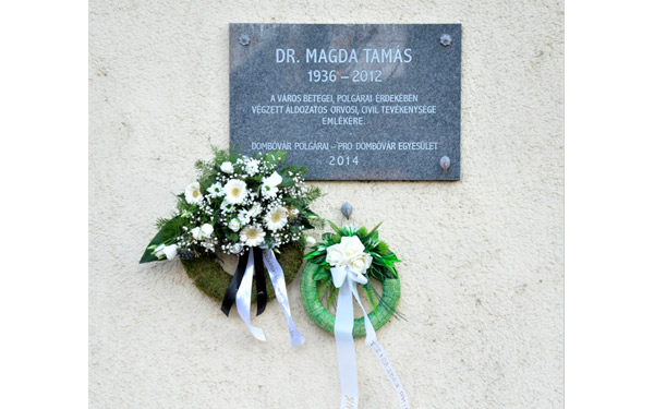 Dr. Magda Tamásra emlékeztek