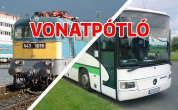 Szerdától pótlóbusz közlekedik a Dombóvár-Gyékényes vasútvonalon Dombóvár és Kaposvár között