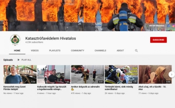 Megújult a katasztrófavédelem YouTube csatornája