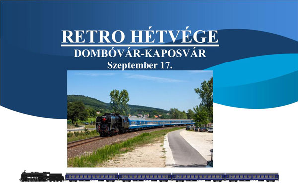 A legendás 424-es gőzmozdony közlekedik Dombóvár és Kaposvár között