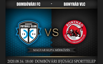 A Bonyhád csapatát fogadja a Dombóvár FC vasárnap
