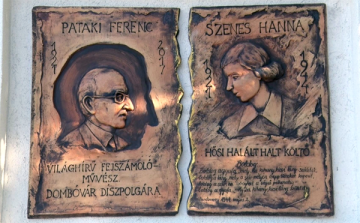 Dombormű őrzi Szenes Hanna és Pataki Ferenc emlékét 
