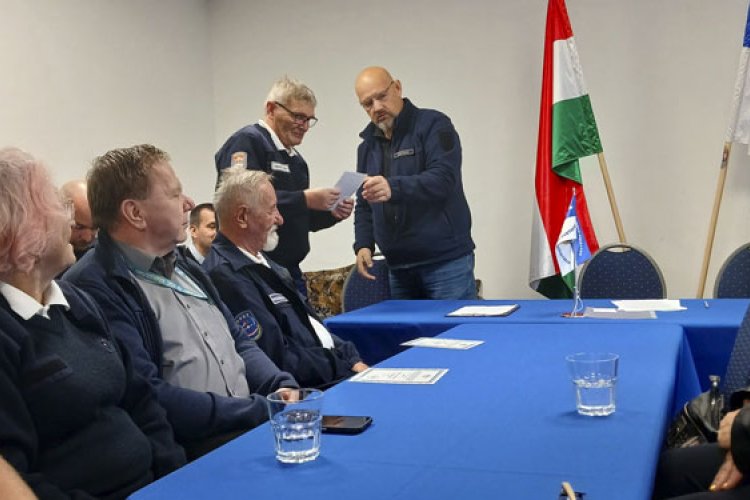 Elnöki dicséretben részesült Horváth János dombóvári polgárőr