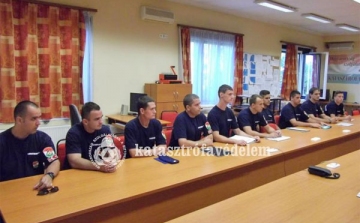 Tizenegy újonc tűzoltó kezdte meg a szolgálatot Tolna megyében