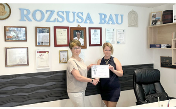 Elismerő oklevél a munkáltatónak és tanulóinak