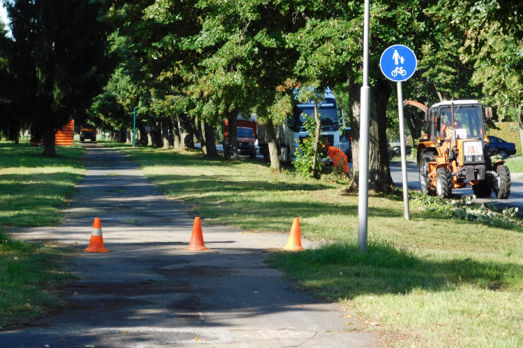 A Magyar Közútkezelő közreműködésével felújításra került a gunarasi kerékpárút
