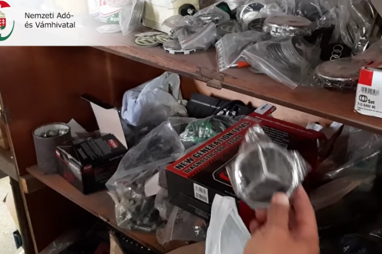 Egy rakás hamis terméket talált a NAV a gumiszervízben - Videó