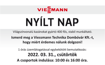 Nyílt nap a Viessmann Technika Dombóvár Kft.-nél