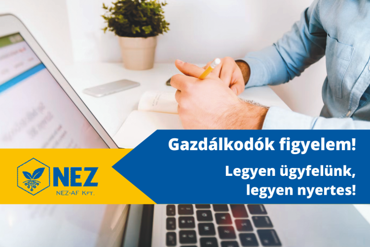 Gazdálkodók figyelem! Legyen ügyfelünk, legyen nyertes!