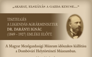 Darányi Ignác emlékkiállítás nyílik a Helytörténeti Múzeumban