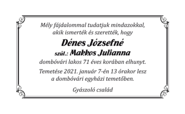 Gyászhír