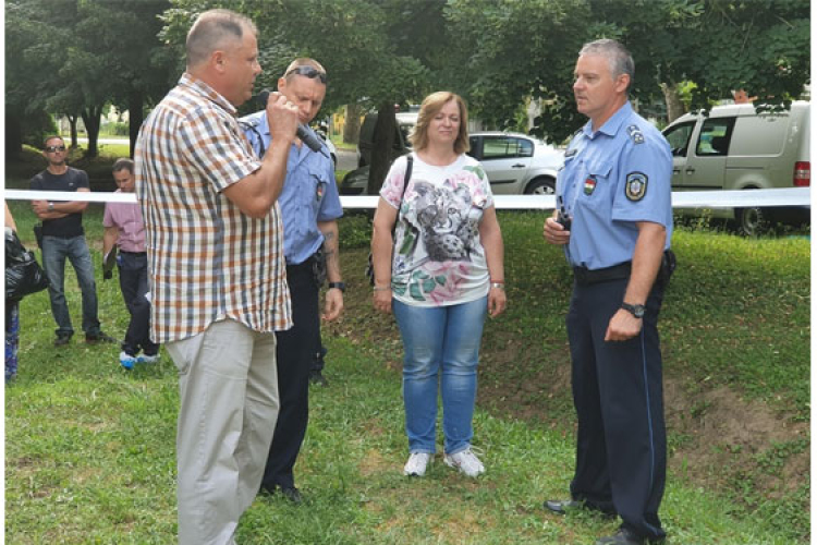 „Betörés-szimuláció” a dombóvári rendészeti szakos tanulóknak