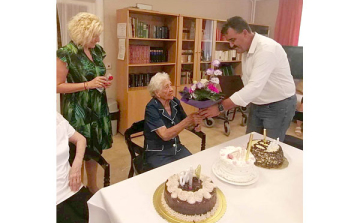 100. születésnapját ünnepelte Szilvási Dezsőné