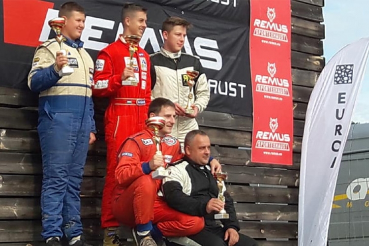 Dobogós lett Ausztriában a fiatal dombóvári Rallycross pilóta